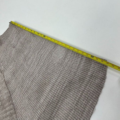 NWT Sleeping on Snow Layered Fringe Sweater Skirt Set Neutral Women's Size M