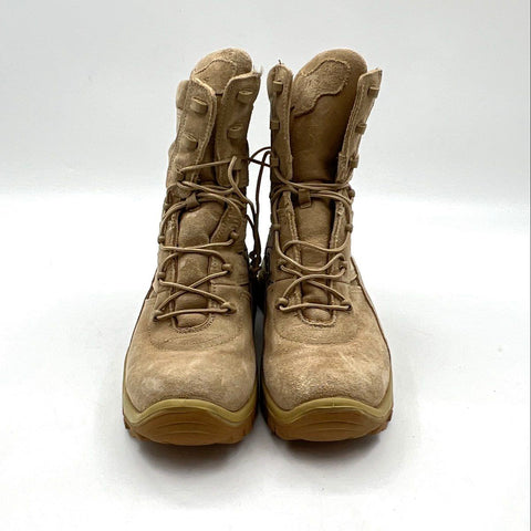 Bates 01450A Tan Coyote Suede Nylon Military Tactical Boots Men's Size 9.5 R
