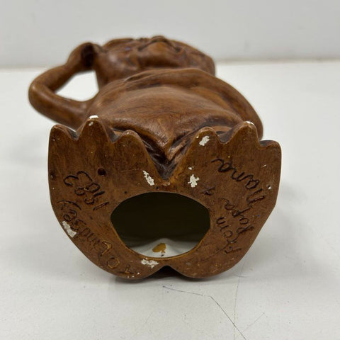 Vintage 1983 Handmade ET The Extra-Terrestrial Statue Figure 10" Tall