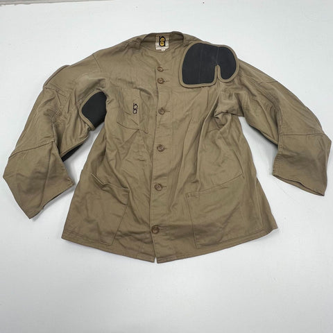 Vintage 80s Bob Allen Khaki Padded Shooting Hunting Jacket Men's Size 48 USA