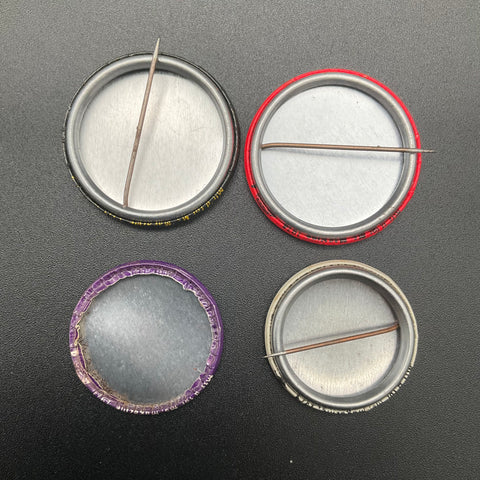 Vintage 1970s Ms Magazine Pinback Button Lot 4 Feminist Women's Lib Rights