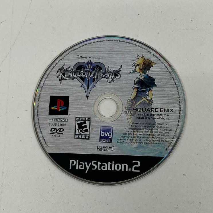Sony Playstation 2 PS2 Square Enix Kingdom Hearts Game Disc Only UNTESTED