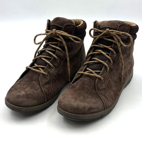 Duluth Trading Co Brown Suede Ankle Sneaker Boots Women's Size 9 Medium 39703