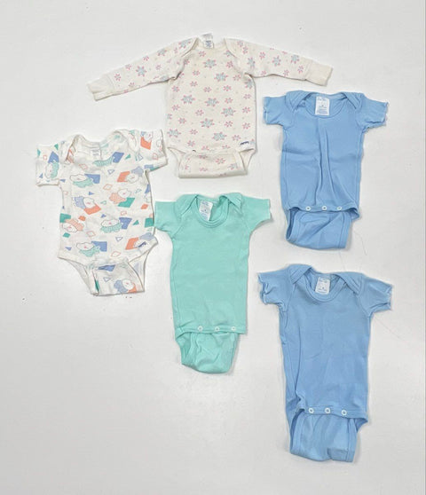 Vintage 90s Gerber Baby Onesies Sleepers Lot 9pc Made USA Sz Small