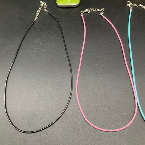 Costume Jewelry Lot 8pc Gold Silver Tone Torque Collars Faux Stone Cord Necklace