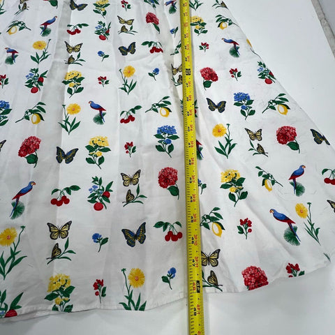 NWT Ann Taylor Women's Butterfly Garden Tie Shoulder Midi Dress Floral Sz 12