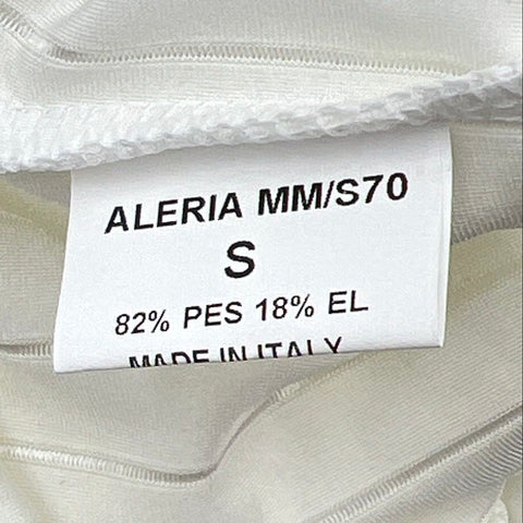 Sarm Hippique Women's White Aleria Short Sleeve Equestrian Show Shirt Sz S NWT