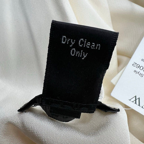 J.Crew Collection Women's Taryn Dress Ivory Silk Chiffon Halter Maxi NWT Sz 16