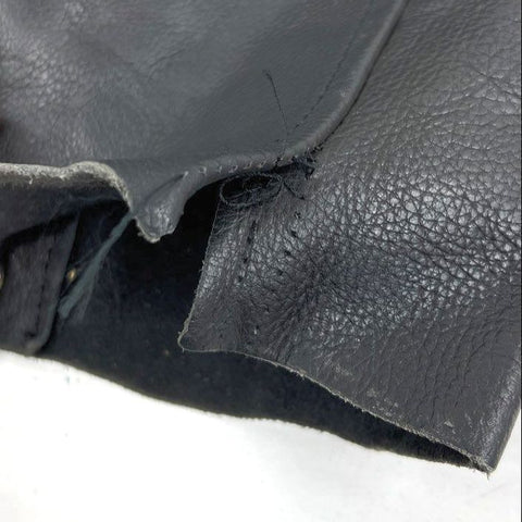 UNIK Vintage Y2K Black Leather Chaps Sturgis 2002 Lady Harley Women's XXXS