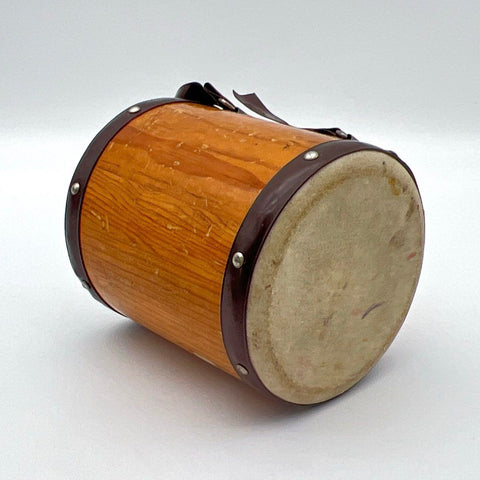 Rhythm Band Inc Vintage Wood Hand Drum Hecho En Mexico Natural Skin Head 7-Inch