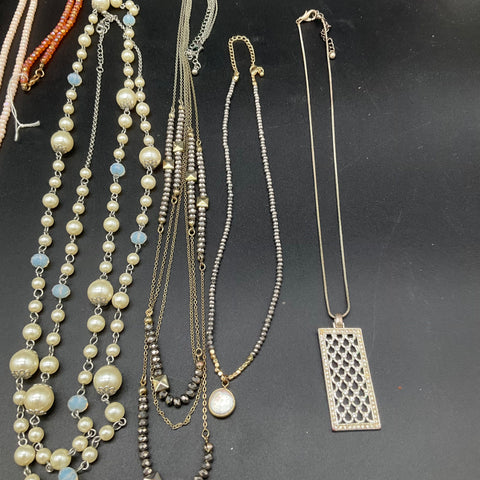 Silpada Thomas Statement Jewelry Lot of 9 Boho Modern Beaded Tassel Necklaces