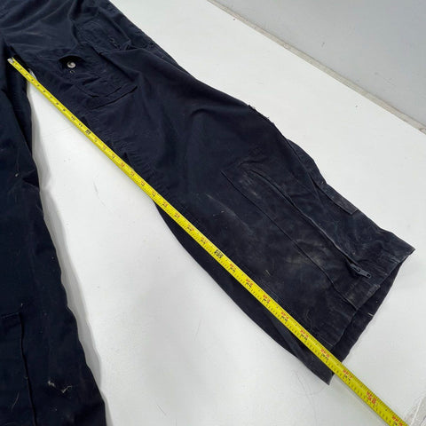 USCG Coast Guard Men's Coveralls Jumpsuit Dark Blue Uniform Patches Size XLT