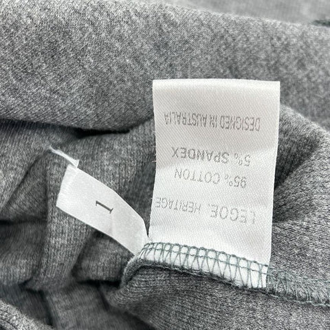 Women's Legoe. Grey Ribbed Knit Maternity Wrap Longline Sweater - Size 1