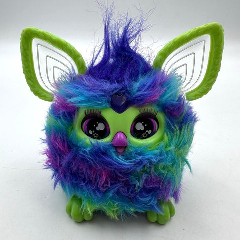 Hasbro Furby 2023 Interactive Plush Toy Purple Blue Green Tested Works