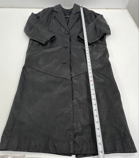 Wilsons Leather Women's Black Vintage Y2K Thinsulate Insulated Long Coat Sz M