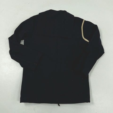 Vintage 40s 50s US Navy Wool Sailor Jumper Crackerjack Stenciled Name Sz L