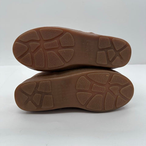 Minnetonka Sheepskin Tall Suede Winter Boots Chestnut Brown Women's Size 8