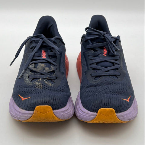 Hoka Arahi 7 Navy Purple Coral Women's Running Shoes Size 11B