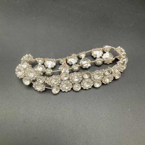 Nine West Rhinestone Faux Pearl Costume Jewelry Lot of 6 Bracelets Cuffs