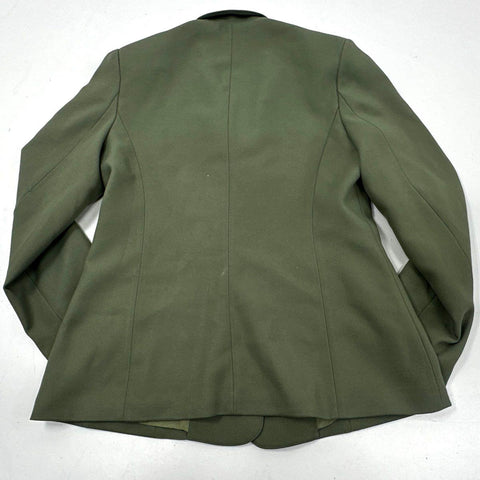 Vintage 70s Levi's Olive Green Two Button Tailored Blazer Suit Jacket Sz 11