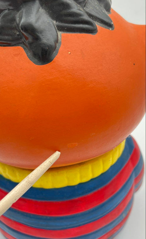 Vintage Sesame Street Ernie Cookie Jar Muppets Inc Ceramic 13 Inch 1970s