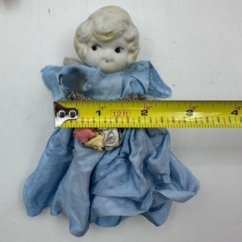 Vintage Doll Lot Nancy Ann Story Book Doll & Japan Bisque 5 Inch 2 Pieces