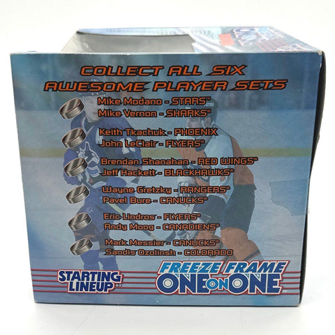 Kenner Starting Lineup Freeze Frame One On One 1998 Gretzky vs Bure NHL Figures