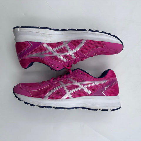 Asics Women's Jolt 2 Pink Silver Navy Running Shoes Size 9.5