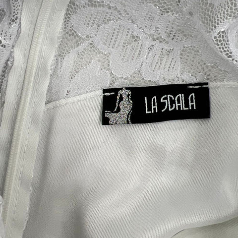 Lot of 3 La Scala Sequin Lace Bodice Long Sleeve Maxi Gown Formal Dress NWT