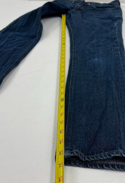 Levi's 511 Dark Wash Blue Cotton Skinny Fit Denim Jeans Men's 29x30