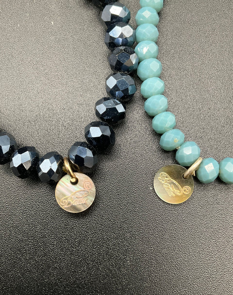 Lot of 20 Modern Beaded Jewelry Necklaces Bracelets Tassel Agate Heishi Style