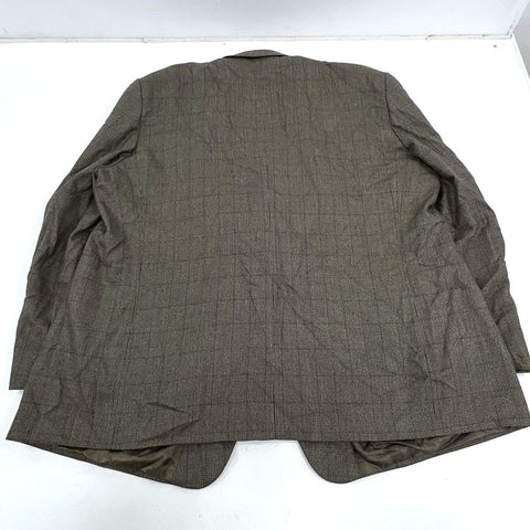 Oscar De La Renta Lot of 2 Gray Wool Cashmere Blazer Jacket Men's 60L