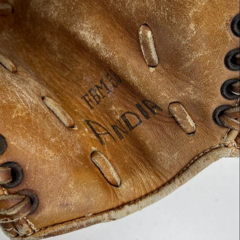 Vintage Andia FBM-50 Professional Model Baseball Catcher's Mitt Made in Japan