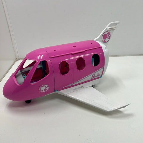 Mattel Barbie Dreamplane Playset GJB33 Folding Pink Private Jet Airplane Toy