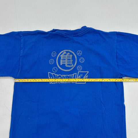 Dragon Ball Z Majin Vegeta Graphic T-Shirt Blue Thessh Sz Junior