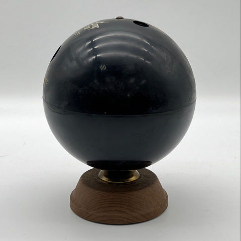 Vintage Bowling 300 Ice Pail Bowlers Ice Bucket BS 43 Z1 Black With Wood Base