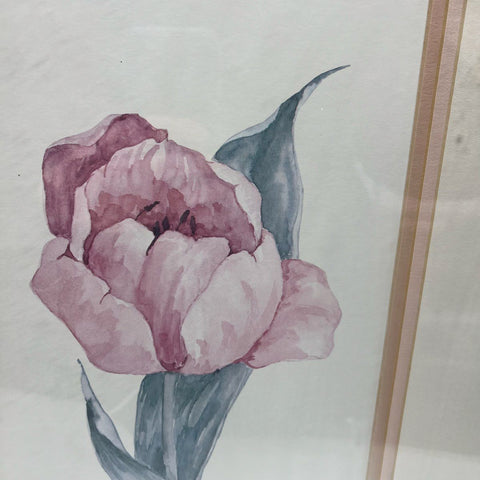 Debbie Copeland Signed Ltd Ed Print 493/1500 Tulip Floral Botanical Art Framed