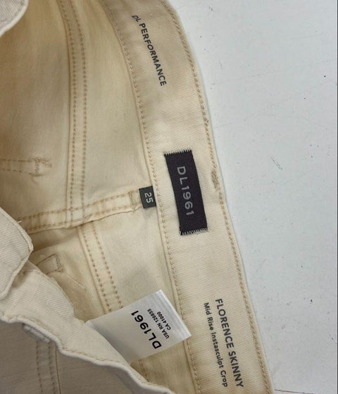 Lot 3 FRAME Mother DL1961 Blue Black Cream Skinny Crop Jeans Women's Size 25