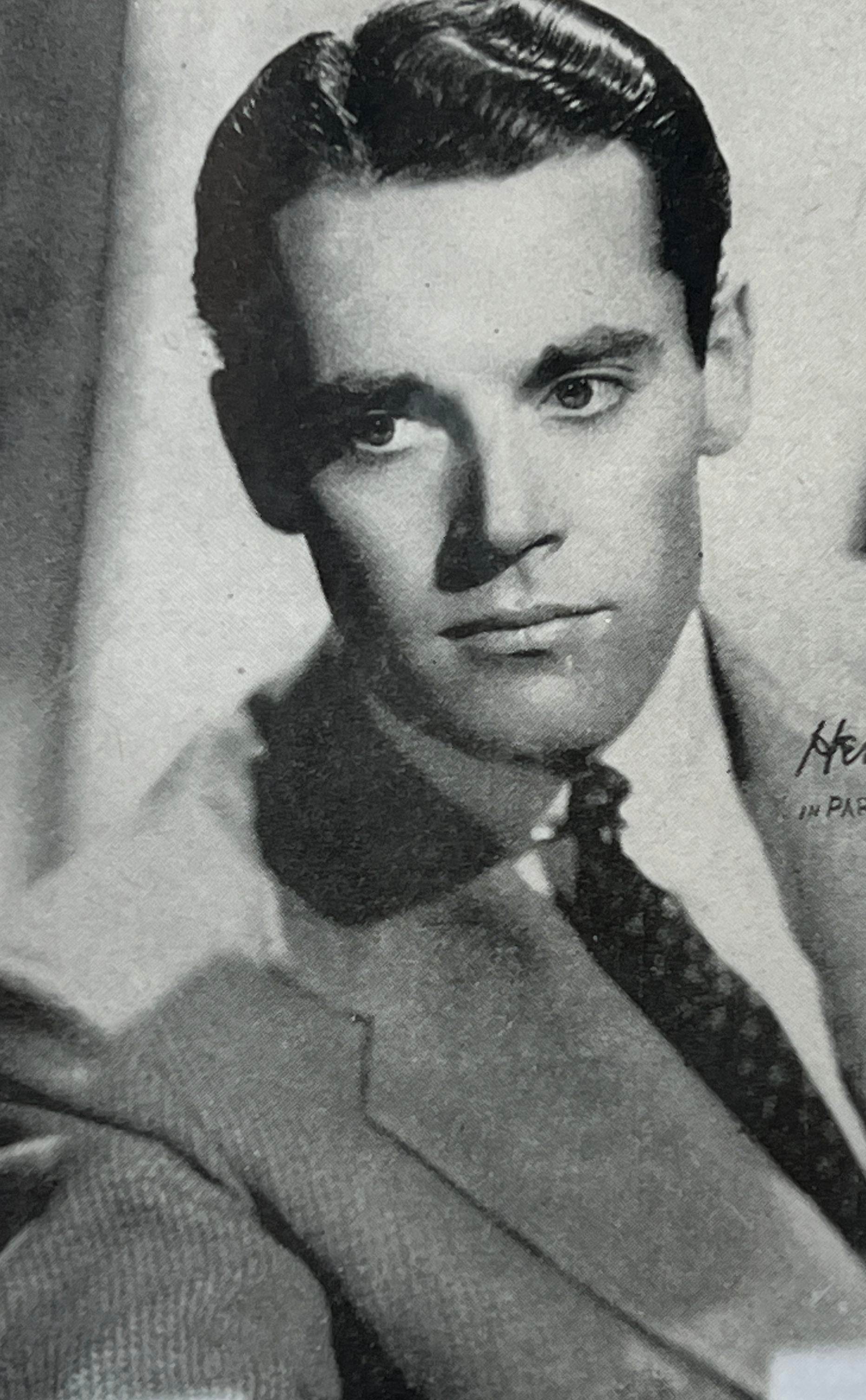 Collectible Old Hollywood Paramount Henry Fonda Vintage Photograph Behind Glass