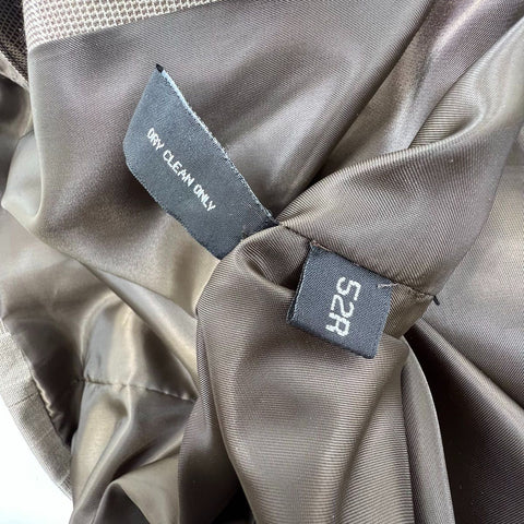 Circle S Men's Window Pane Sport Coat Blazer Tan Plaid Western Yoke NWT Sz 52R