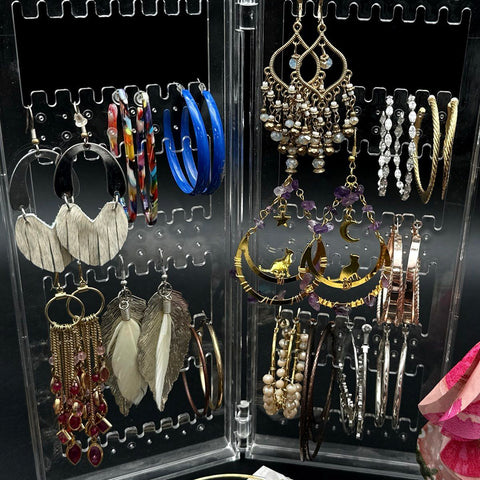 Mixed Fashion Earring Lot Vintage to Modern Hoop Dangle Beaded Tassel 25+ Pairs