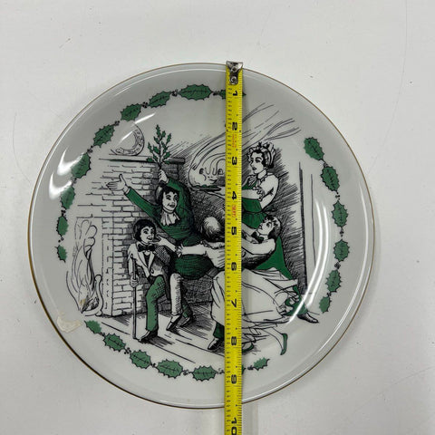 Shenango 1961 A Christmas Carol Plate "Here Comes The Plum Pudding" R. Flading