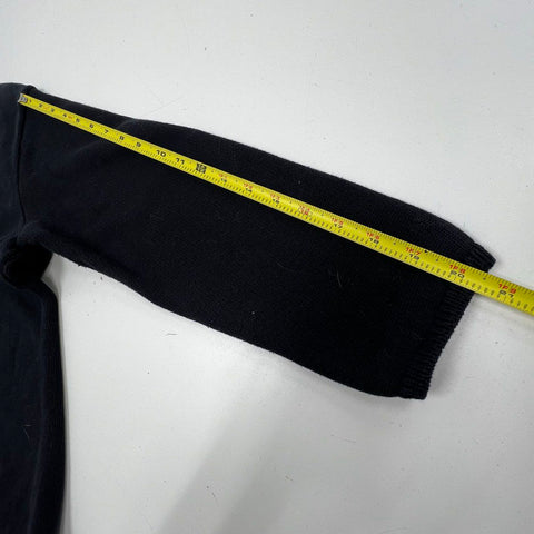 Vintage Y2K Longaberger Women's Black Leaf Basket Cotton Cardigan Sweater 2X