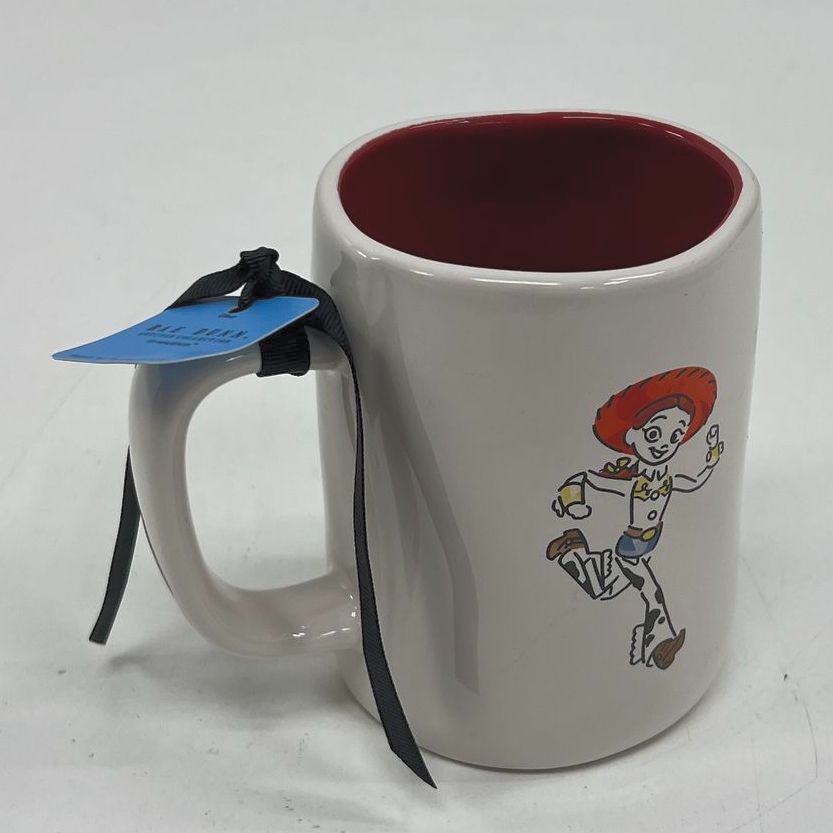 Rae Dunn Disney Pixar Toy Story Jessie Yee Haw Ceramic Coffee Mug NWT
