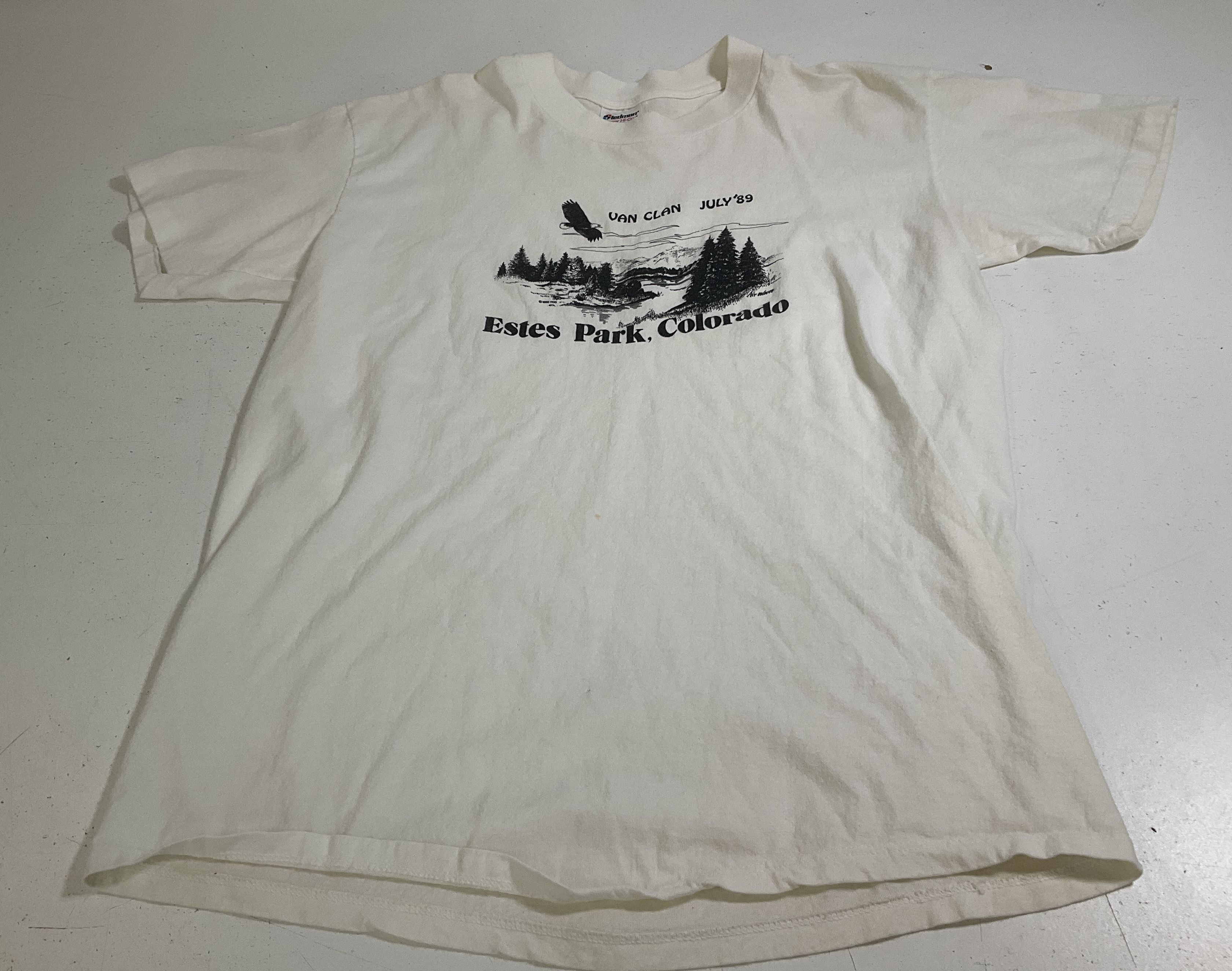 Vintage T-Shirt Lot of 3 80s 90s Taco Time Fresno Estes Park USA Made Sz L XL