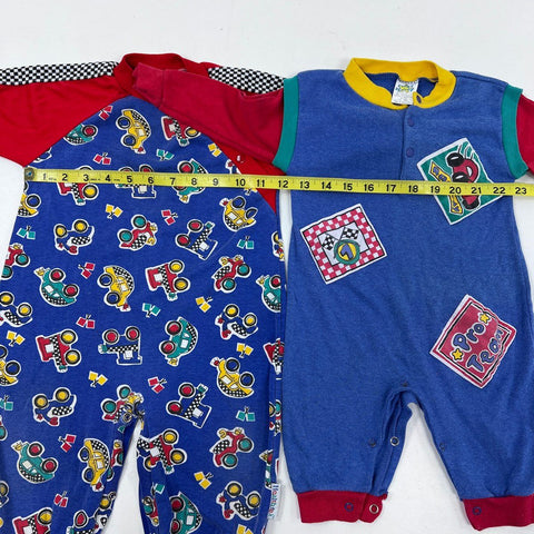 Vintage 90s Kids Onesies Lot Gerber Healthtex Carter's Made in USA Sz 18M-4T