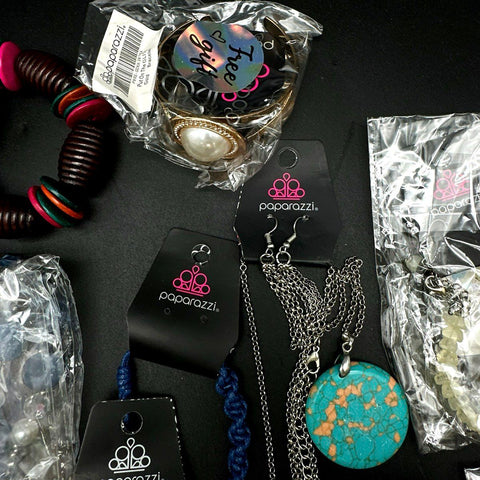 Paparazzi Jewelry Lot of 20 Boho Fashion Statement Necklaces Bracelets Earrings