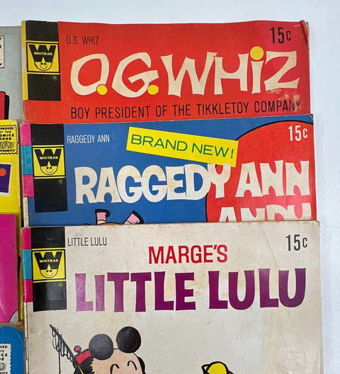 Vintage 70s Comic Book Lot of 13 Archie Little Lulu Pebbles Gold Key Dell