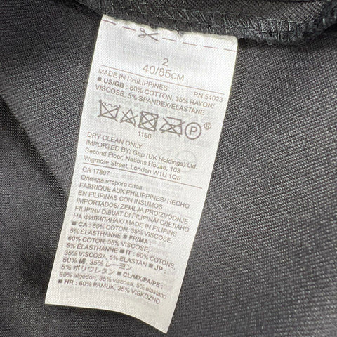 Banana Republic Women's Petites Dress Black Sheath V-Neck NWT Sz 2