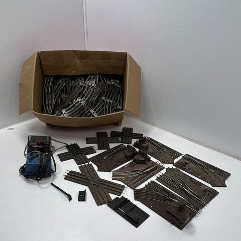 Vintage American Flyer S Gauge Model Train Track Large 20 lb Lot & Transformer
